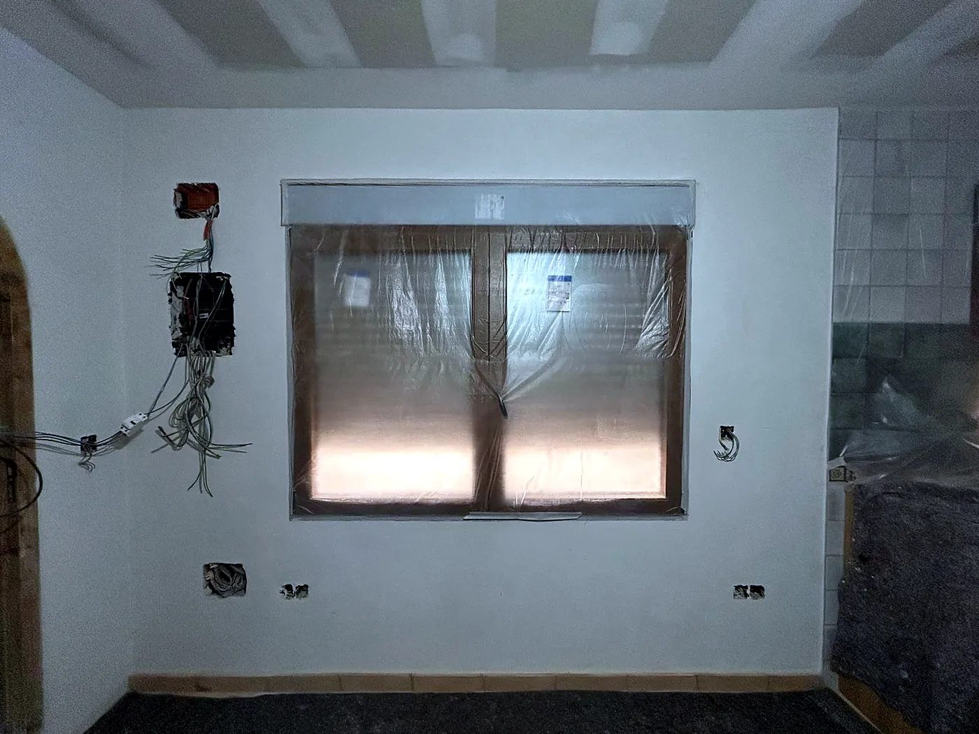 Voor: Woning in verbouwing